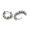 316 Surgical Stainless Steel Hoop Earrings for Women and Men EJEW-D096-15E-AS-2