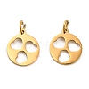 304 Stainless Steel Charms LS-STAS-D050-07G-04-1