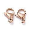 Ion Plating(IP) 304 Stainless Steel Lobster Claw Clasps STAS-H353-C-02RG-1