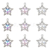12Pcs 3 Colors Glass Pendants GLAA-YW0004-63B-1