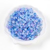 Frosted Transparent Acrylic Beads OACR-N137-72K-1