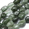 Natural Green Rutilated Quartz Beads Strands G-O-186-B-12-2
