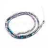 Electroplated Non-magnetic Synthetic Hematite Beads Strands G-L562-04A-3