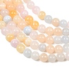 Natural Green Jade Beads Strands G-G757-03-6mm-5