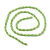 Opaque Glass Beads Strands GLAA-P001-03A-02-3