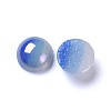 Opaque Glass Cabochons GGLA-S038-10E-6mm-3