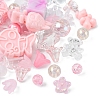 Opaque & Transparent Acrylic Beads MACR-YW0002-01C-1