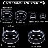 18Pcs 3 Styles Acrylic Display Frame ODIS-GF0001-14-2