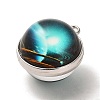 Galaxy Theme Luminous Glass Ball Pendants GLAA-D021-01P-04-2
