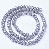 Electroplate Glass Beads Strands LS-EGLA-A034-P6mm-B17-2