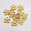 Tibetan Style Alloy Mail Charms PALLOY-EA10712Y-AG-4
