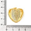Brass Micro Pave Cubic Zirconia Pendants KK-A266-03B-G-3
