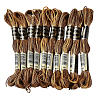 10 Skeins 6-Ply Polyester Embroidery Floss OCOR-CY0002-99F-8