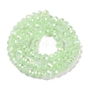 Baking Electroplate Glass Beads Strands DGLA-A039-J8mm-B10-2