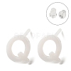 Hypoallergenic Bioceramics Zirconia Ceramic Stud Earrings EJEW-F340-04Q-1