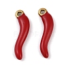 Ion Plating(IP) 304 Stainless Steel Enamel Pendants STAS-Z094-01C-1