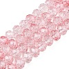 Transparent Glass Beads Strands GLAA-T023-10mm-A08-1