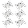 6Sets Zinc Alloy Side Release Buckles FIND-BC0013-98B-1