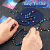 5 Bags 5 Colors Opaque Sparkling Star Resin Beads RESI-TA0001-86-4
