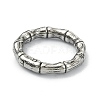 Tibetan Style 316 Surgical Stainless Steel Spring Gate Rings STAS-E191-01AS-01-2