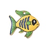 Alloy Enamel Pendants FIND-H047-02KCG-02-1