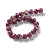Dyed Natural Regalite/Imperial Jasper/Sea Sediment Jasper Beads Strands G-B124-C01-06-3