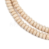Natural Fossil Beads Strands G-K343-C24-01-3