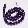 Natural Amethyst Beads Strands G-F306-10-8mm-2