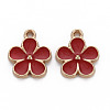 Alloy Enamel Pendants ENAM-N055-033E-NR-2