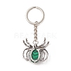 Spider Gemstone Pendant Keychain KEYC-C015-01-4