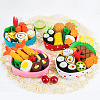 Handmade Non Woven Fabric Sushi Lunch Set DIY-L008-04-3