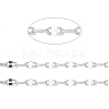 Tarnish Resistant 304 Stainless Steel Dapped Chains STAS-B040-01P-2