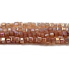 Baking Painted Glass Beads Strands DGLA-F002-05G-1