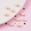 Half Drilled Natural Cultured Freshwater Pearl Beads PEAR-N020-06A-1