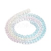 Transparent Painted Glass Beads Strands X1-DGLA-A034-T4mm-A21-5