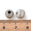 Textured 304 Stainless Steel Beads STAS-I358-11P-04-3