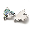 Natural Paua Shell Pendants KK-L211-010P-01-2