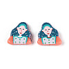 Printed Opaque Resin Beads RESI-N043-17B-1