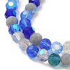 Electroplate Glass Beads Strands EGLA-P048-A02-3