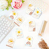 120Pcs 4 Styles Sunflower Paper Thank You Gift Tags CDIS-WH0038-04-4