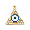 Golden Brass Pendants KK-L209-007G-03-1