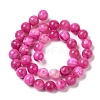 Natural Dyed White Jade Beads Strands G-M402-C04-01-4