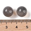 Natural Grey Agate No Hole Sphere Beads G-K353-04A-06-3
