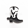 Rack Plating Alloy Enamel Brooches JEWB-S011-138-NR-1