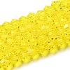 Transparent Glass Beads Strands EGLA-A039-T4mm-D21-1