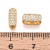 Brass Micro Pave Clear Cubic Zirconia Beads KK-T071-17G-I-3