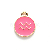 Alloy Enamel Pendants X-ENAM-S124-01B-03J-2