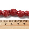 Synthetic Coral Carved Beads Strands CORA-C003-13B-02-4