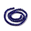Electroplate Opaque Solid Color Glass Beads Strands X1-EGLA-A034-P4mm-L12-2