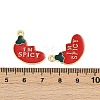 Cinco De Mayo Theme Alloy Enamel Pendants ENAM-V001-05P-G-3